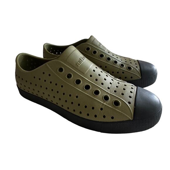 Native Shoes - Native | Mens 5 Womens 7 Unisex Army Green Slip on Shoes Breathable Water Shoes